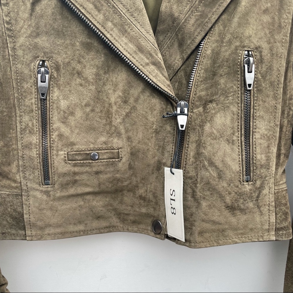 SL8 by Blank NYC leather moto jacket size small NWT - Picture 6 of 9